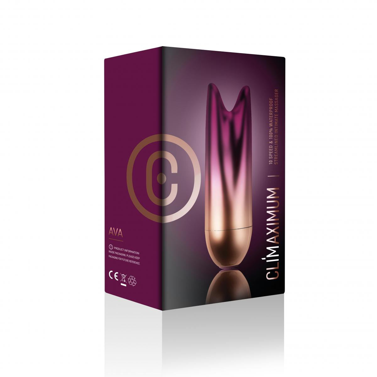 Ava Mini Vibrator - Purple Gold